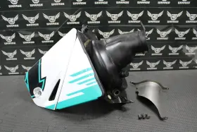 17207-mey-670 Honda 2005-2008 Crf450x Oem Airbox Air Cleaner Filter Box Door Intake Boot Cage