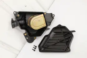 17222-kc1-730 Honda 1990 Cb125 Oem Left Airbox Assembly Air Box Case Filter Cover Cb 125 90