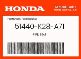 Honda 51440-k28-a61 Genuine Pipe Seat -