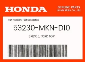 53230-mkn-d10 Honda Genuine Bridge Fork Top -