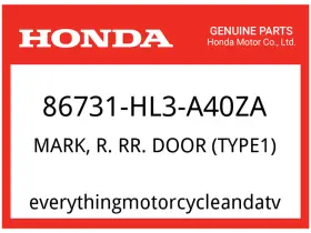 86731-hl3-a40za Honda Oem Part