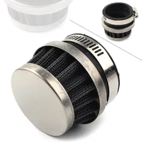 Hukyu 550722241651 46mm Air Filter Pod Intake Cleaner For Honda Kawasaki Suzuki Yamaha