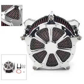 Hukyu 612046136720 Air Cleaner Intake Filter For Harley Dyna Softail Fatboy Touring Glide Flht Flhr