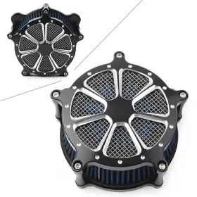 Hukyu 612046781685 Air Cleaner Intake Filter Kits For Harley Touring Dyna Softail Fxst New
