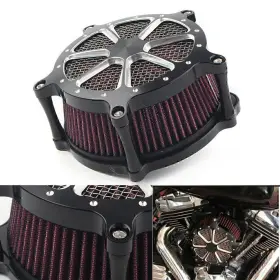 Hukyu 612047251644 Crafts Air Cleaner Filter Intake For Harley Sportster Iron 883 1200 04-19 Cnc