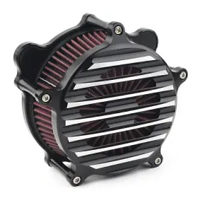 Hukyu 612047457664 Air Cleaner Intake Filter Fit Harley Dyna Softail Fatboy Touring Glide Flht