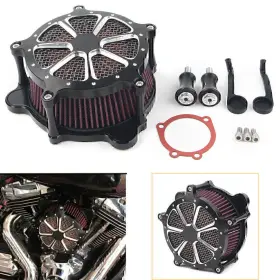 Hukyu10yf074 Hukyu Air Cleaner Motorcycle For Harley Filter Touring Dyna Softail Heritage 07