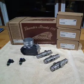 2884323 Indian 2020-2023 Genuine Thunder Stroke Stock Cams Injectors Intake Thr Body