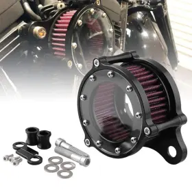 Dr-hl006002-a Jmtbno Air Cleaner Intake Filter Kit For Harley Sportster Iron 883 1200 72 48 1989-2021