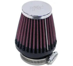 Rc-2320 K&n Engineering Universal Round Tapered Replacement Part Air Filter - Chrome End Cap