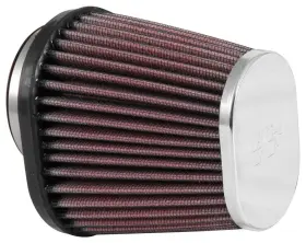 Rc-2890 K&n Engineering Universal Oval Replacement Part Air Filter - Chrome End