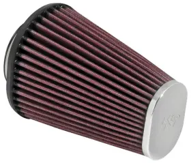 Rc-3680 K&n Engineering Universal Air Filter Oval Straight 6 Inch Chrome