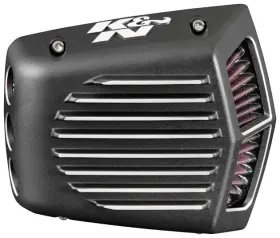 Rk-3951 K&n Engineering Street Metal Air Intake System Shaker Black #rk-3951 Harley Davidson
