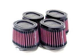 K&n Engineering Ru-0984 K&n Custom Clamp-on Air Filter - Oval Rubber End Cap