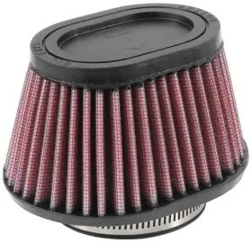 Ru-2780 K&n Engineering Clamp-on Custom Oval Tapered Air Filter - Rubber End Cap