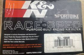 K&n Engineering Su1009r K&n Replacement Air Filter 2009-2015 Gsxr1000 #1862