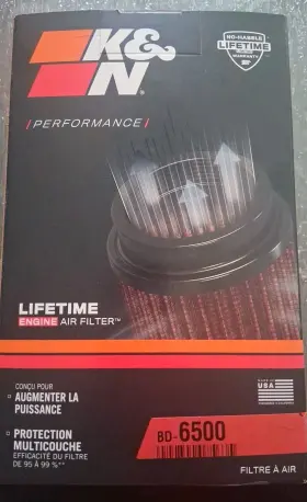 Bd-6500 K&n Filters Air Filter