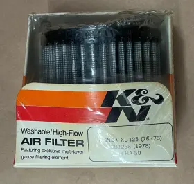 17213-383-670 K&n Filters Ha-50 Air Filter Honda 78 Cb125s 76-78 Xl125