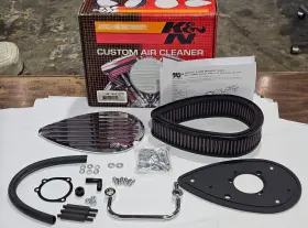 91-05xl K&n Filters Rk3914 Custom Air Filter Assembly For 1200 Without Em Carb