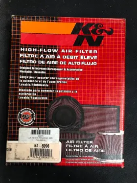 Ka-5096 K&n Air Filter For Kawasaki Vulcan 500 1996 No Reasonable Offer Will Be Refused