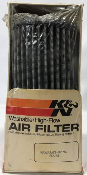 K&n Ka-75 K&n Washable High Flow Air Filter Kawasaki Kz750 Kz 750