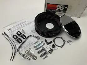 Rk-3903 K&n Rk3903 Chrome Air Intake System For 91-97 Harley Davidson Sportster Xl1200c
