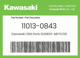 11013-0843 Kawasaki Genuine Element-air Filter -