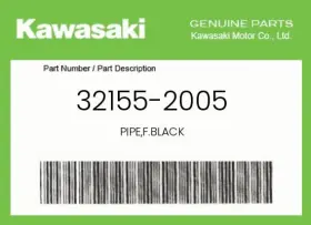 32155-2005 Kawasaki Genuine Pipe F.black -
