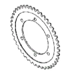 42041-1519 Kawasaki Genuine Sprocket-hub 40t -