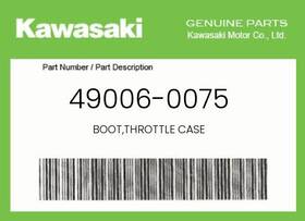 Kawasaki 49006-0075 Genuine Boot Throttle Case -