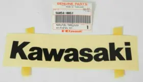 56054-0057 Kawasaki 08-12 Ninja Ex 250 R Gas Fuel Tank Emblem Decal Left Mark