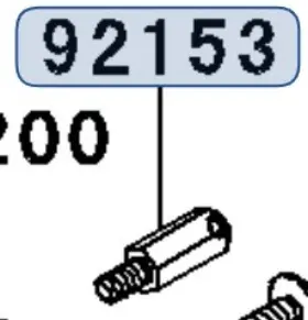 92153-1533 Kawasaki Oem Bolt6mm