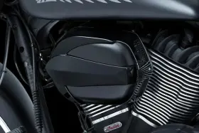 2g7k0vy80v Kuryakyn Gloss Blk Vantage Air Cleaner Filter Kit Indian Chieftain Elite 17-22