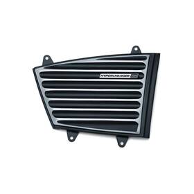 Kuryakyn 481365 Classic Faceplate For Hypercharger Es Satin Black And Machined