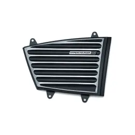 481365 Kuryakyn Classic Faceplate For Hypercharger Es Satin Black And Machined