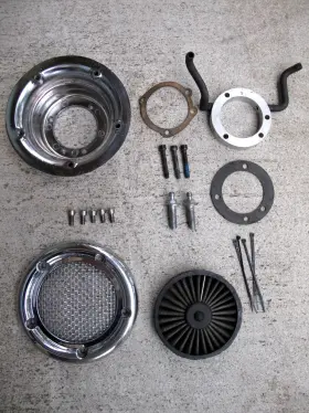 519870 Kuryakyn Harley Tc Dyna Touring Softail Sportster Veliciraptor Air Cleaner Velocity