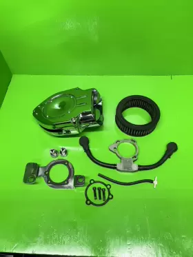 8469 Kuryakyn 91-06 Sportster Chrome Hypercharger Air Cleaner Intake Assembly Harley