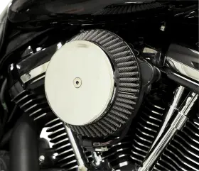 La-2392-00 La Choppers Plain Cover Big Air Cleaner Kit - Chrome