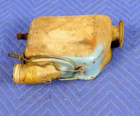 19.91.6018 Lambretta Innocenti Series 3 Original Paint Airbox Air Filter Inlet Elbow #1001