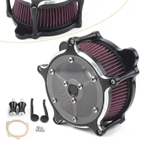 Lbox 550722719969 Air Cleaner Intake System Filter For Harley Touring Cv Carb Softail Dyna Fat Us