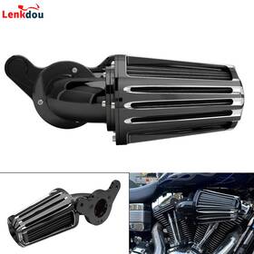 Lenkdou 09008-0037bwb-fma 1x Cone Air Cleaner Intake Filter For Harley Touring 2008-2016 Softail 2016-2017