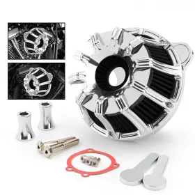 09009-0006cb-df Lenkdou Cnc Air Cleaner Intake Filter For Harley Touring Road Glide Softail Fat Boy Dyna