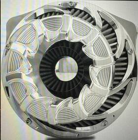 Lenkdou 09009-0009cr-df Drift Chrome Air Cleaner Filter For Harley Sportster Roadster Touring Softail