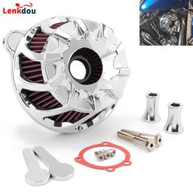 Lenkdou 09009-0009cr-fma Drift Air Cleaner Intake Filter For Harley Touring 2000-2007 Dyna Softail 93-15