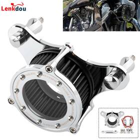 Lenkdou 09009-0023cb-fma Mini Air Cleaner Intake Filter For Harley Twin Cam Evo Touring Flhr Softail Dyna