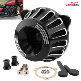 09010-0013bwb-fma Lenkdou Cnc Air Cleaner Intake Filter For Harley M8 Touring Street Glide Softail 2018-up