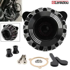 09010-0013bwr-df Lenkdou Air Cleaner Intake Filter For Harley M8 Touring Road Glide 17-23 Softail 2018-up