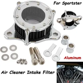 Mp09-001-0001cbdt Lenkdou Air Cleaner Intake Filter Set For Harley Sportster Iron Xl 883 1200 1991-2022