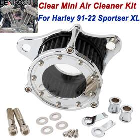 Lenkdou Mp09-001-0001cblk Motorcycle Clear Air Cleaner Intake Filter Kit For Harley Sportster Xl1200 Xl883