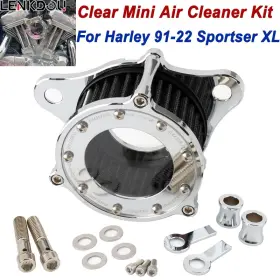 Mp09-001-0001cblk Lenkdou Motorcycle Clear Air Cleaner Intake Filter Kit For Harley Sportster Xl1200 Xl883